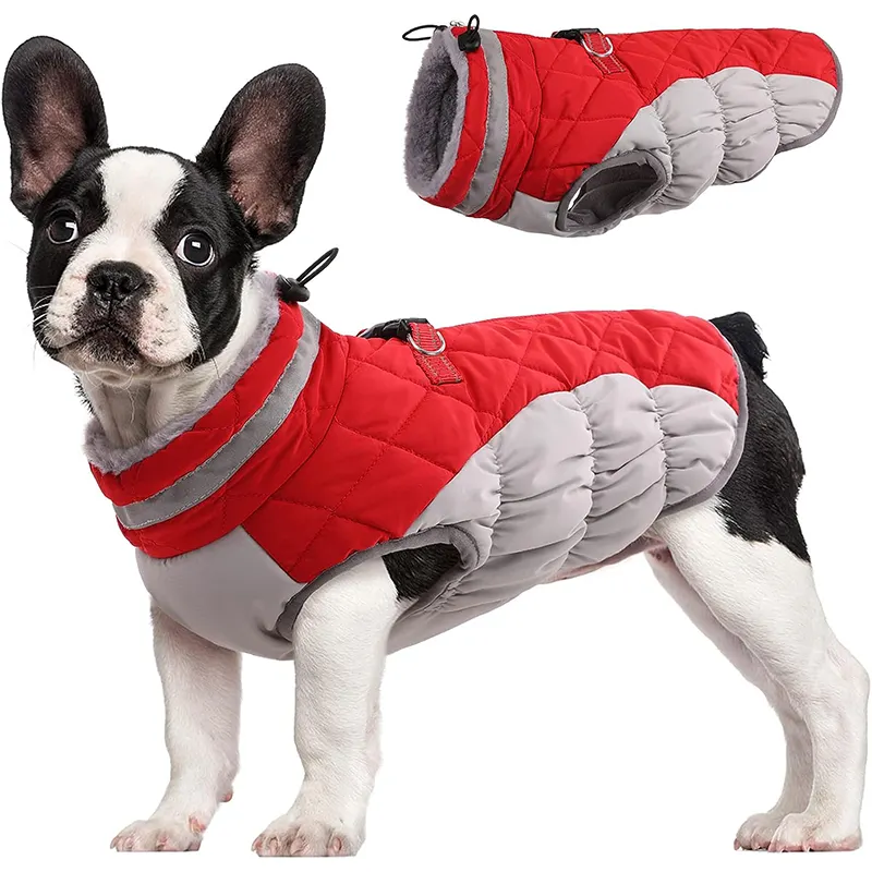 Su geçirmez rüzgar geçirmez Pet kar ceket giyim köpek Coat sıcak köpek polar yelek yansıtıcı köpek kış Coat