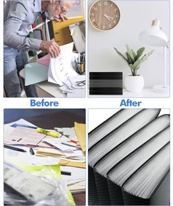 Organizador de carpetas de archivos expansible al mejor precio, 13 bolsillos, Sistema de Archivo de Documentos y recibos expandible de plástico - Product Image 5