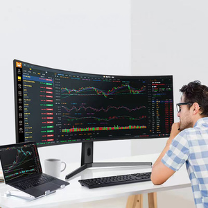 High Resolution Monitor 49 Inch Curved R1900 5K Gamer Computer Screen <strong>Display</strong> 2MS Monitors Gaming - Product Image 1
