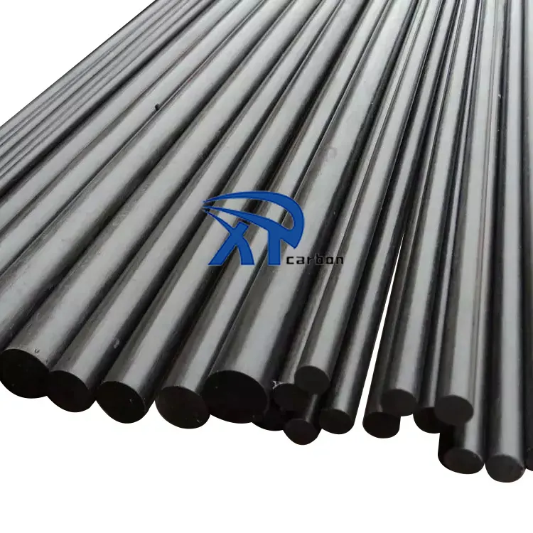 Varilla de fibra de carbono sólida de alta calidad, 0,5mm -25mm de diámetro