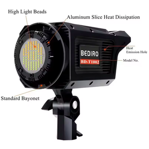 <strong>High</strong> Brightness Fill <strong>Light</strong> Indoor Live Broadcast Room Photography Lamp Compatible with Multiple Softboxes for Use - Product Image 4