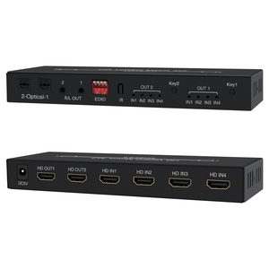 <strong>2</strong>.0 <strong>hdmi</strong> <strong>matrix</strong> 4x2 hd Switch 4input2output 4K 60Hz with Audio Out - Product Image 2