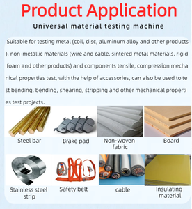 Probador de fuerza de tracción de soldadura de barra de acero Máquina de prueba de tracción servo/barra de acero de control de PC UTM máquinas de prueba de tracción universales - Product Image 6
