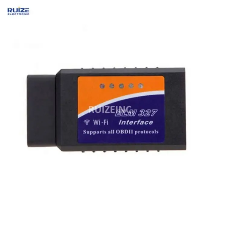 มินิ OBD OBD2 Elm327 Elm 327 V1.5 WIFI สแกนเนอร์ OBDII สแกนเนอร์เครื่องมือวินิจฉัยรถสำหรับโทรศัพท์มือถือ