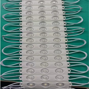 โมดูลไฟแบล็คไลท์แรงดันไฟฟ้าสูง LED 110V 220V 2.5W AC 3โมดูล LED พร้อมเลนส์สำหรับสัญญาณตัวอักษร
