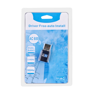 433Mbps USB อะแดปเตอร์ WIFI, M dual band Wi-Fi การ์ดเครือข่ายไร้สาย dongle AC 2.4GHz 5 LAN สำหรับพีซีแล็ปท็อปฟรีไดร์เวอร์