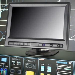 Professional 8\&quot; HD 800x480 Touch <strong>Monitor</strong> With LED Backlight VGA &amp; AV <strong>Input</strong> for Desktop Automation System DC Interface - Product Image 2