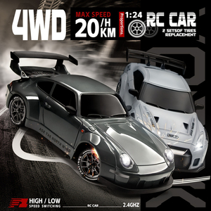 Rc 4wd 911 tr רכב דגם רכב שליטה מרחוק לרכב מרוץ 2.4GHz סופר מכוניות ספורט עם gyroscope הוביל צעצועים - Product Image 2