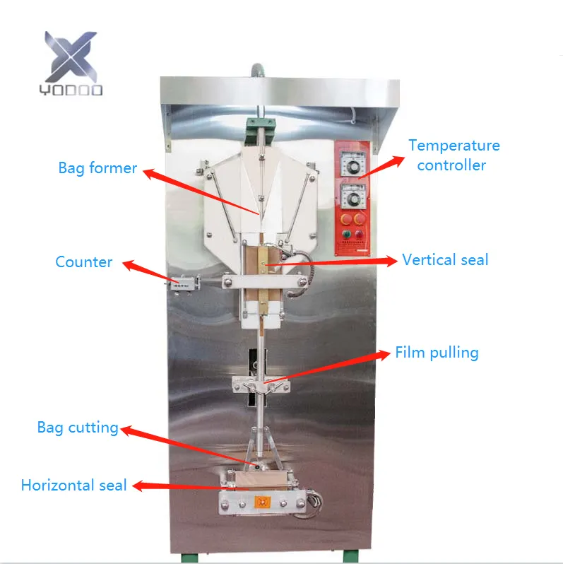 Macchina di rifornimento della bibita analcolica del succo della macchina di rifornimento d'imballaggio del liquido dell'acqua pura del sacchetto di plastica ad alta efficienza