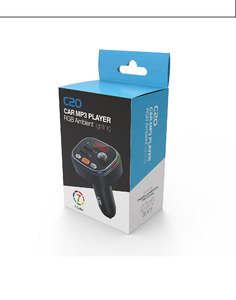 Coloful 3.1A双<span class=keywords><strong>USB</strong></span>车载充电器无线BT5.0免提蓝牙车载套件调制器调频发射机车载Mp3播放器