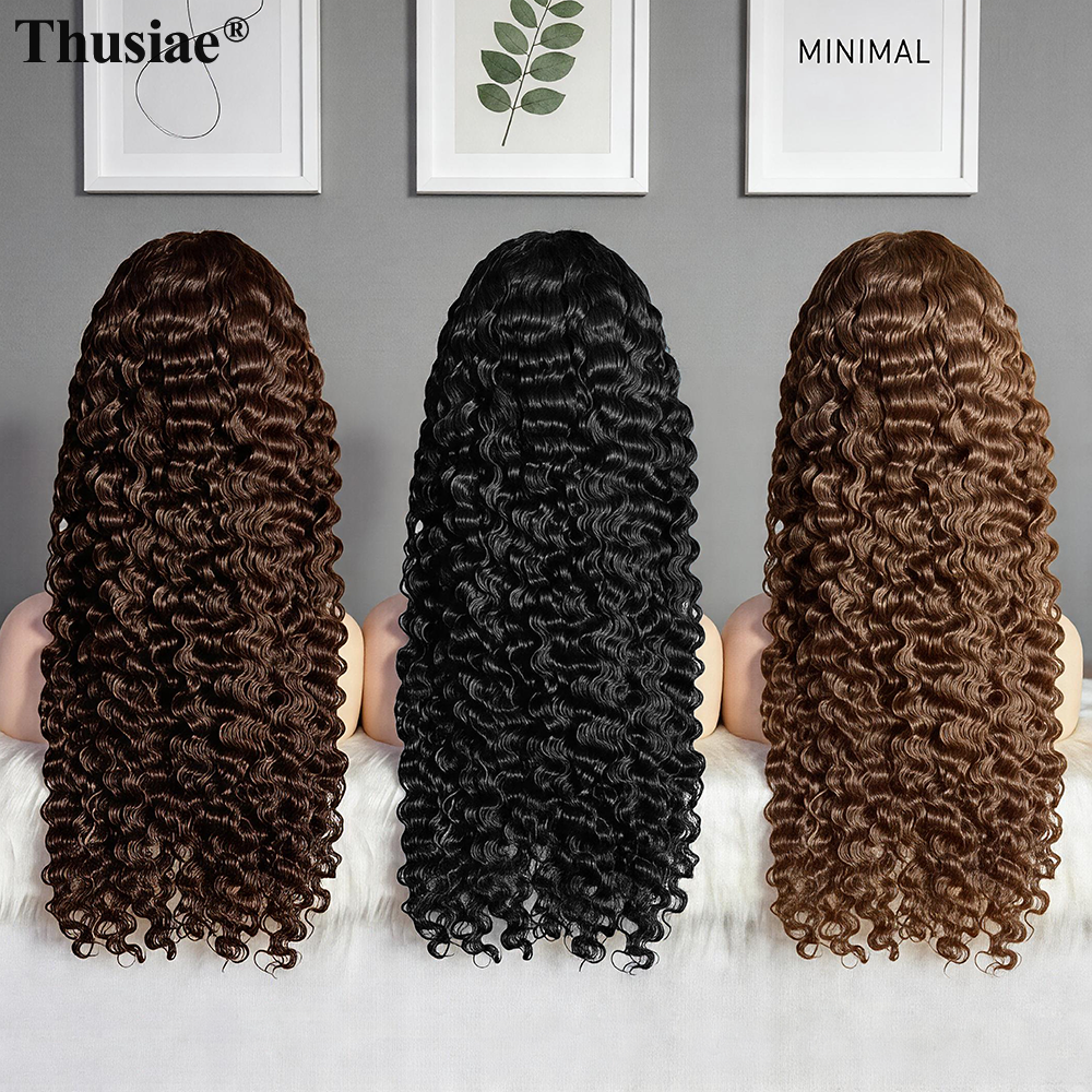 Perruque bouclée birmane en cheveux bruts - Couleur à reflets