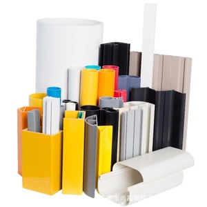 2024พีวีซี/upvc/PP/PMMA / PC โปรไฟล์อัดพลาสติกพีวีซีแบบกำหนดเอง