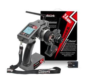 Radyolink RC6GS V3 2.4G 7 kanal radyo verici Gyro alıcı R7FG yeni yükseltme uzaktan kumanda RC araba ve tekne için - Product Image 1