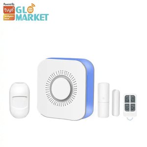 Glomarket Tuya Wifi sistema de alarma Sensor Alexa Control notificación instantánea Puerta Abierta recordatorio falla de energía sistema de seguridad - Product Image 1