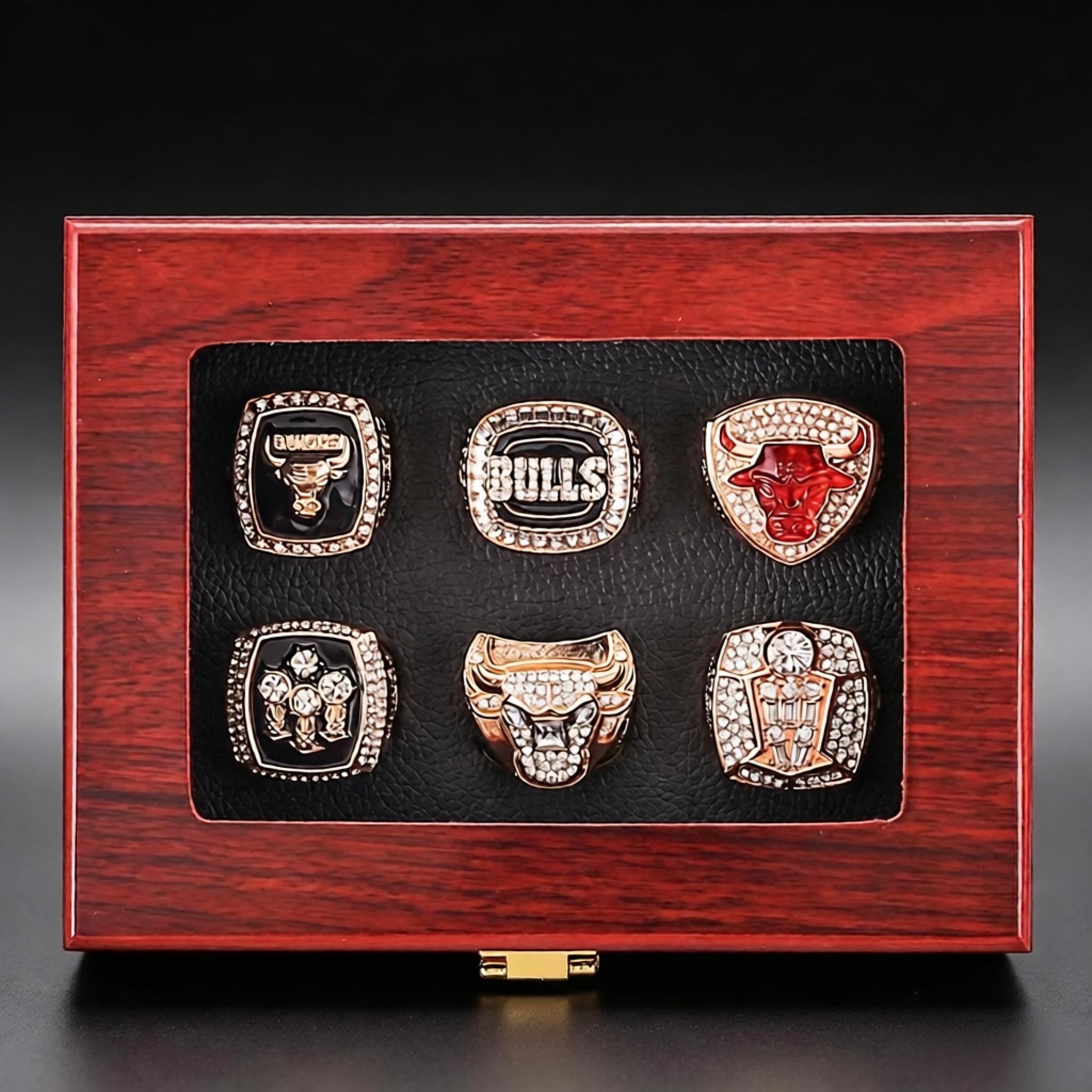 ring+Wooden box with buckle
