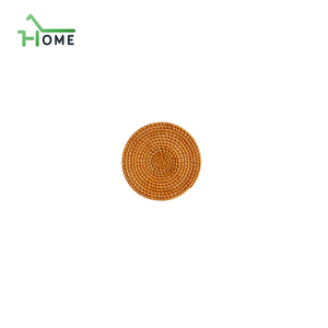 时尚设计厨房家用桌垫织带工艺品加厚保温迷你圆桌垫 - Product Image 1