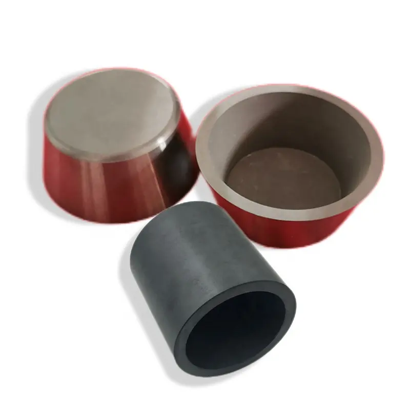 Creuset en zircone réfractaire Pot en carbure de silicium Nitrure de silicium Bateau en céramique pour la fonte de matériaux non métalliques
