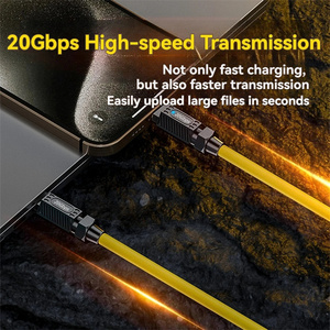PD 140W接続高速充電データケーブル20Gbps 8K HD USB CからCスプリングケーブルタイプCスケーラブルなエクステンダーコード - Product Image 3