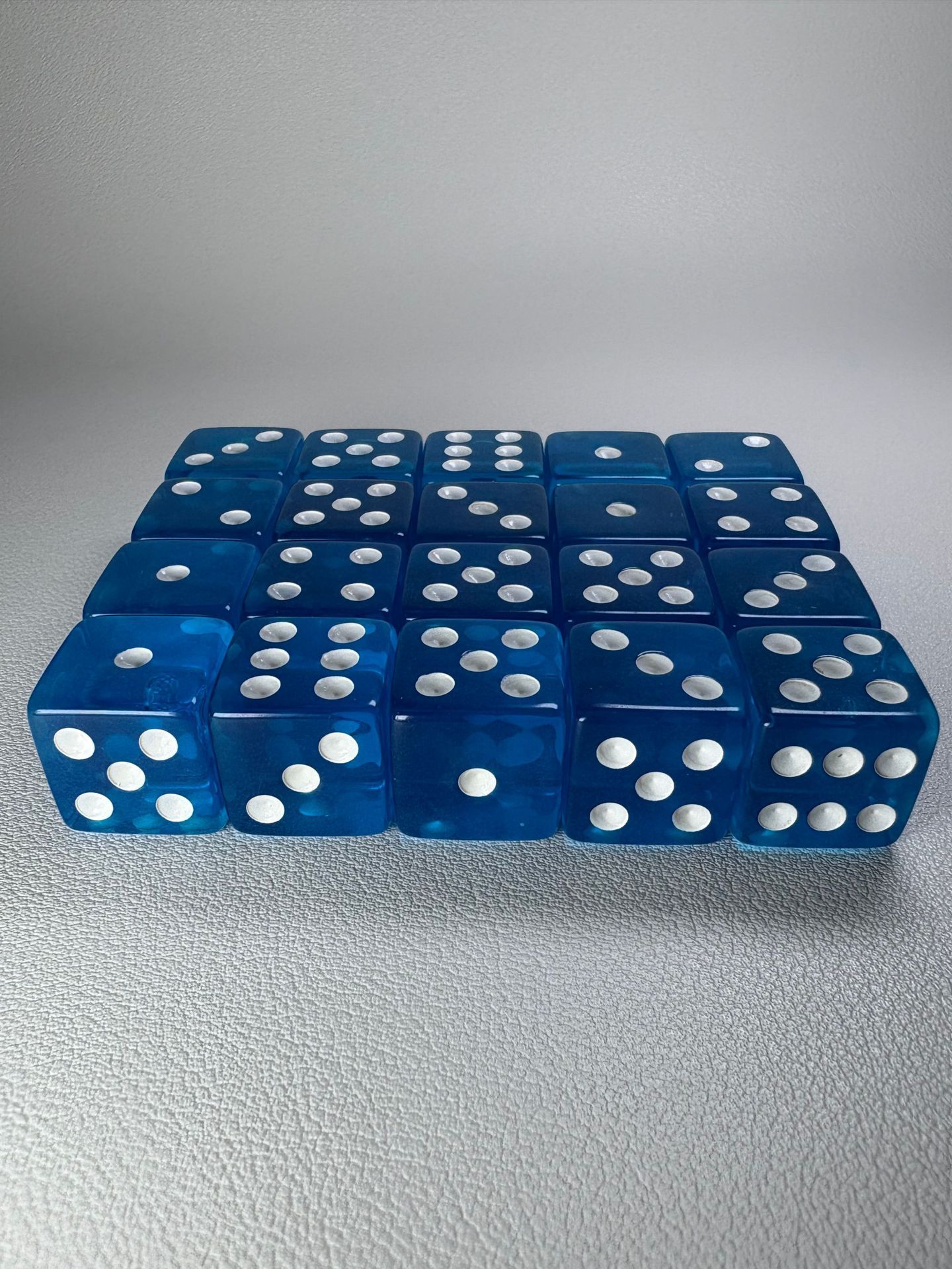 16mm ad angolo retto trasparente azzurro
