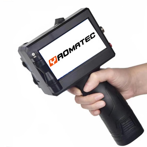 YAOMETEC 12.7mm Print Height <strong>Variable</strong> QR <strong>Code</strong> Barcode Number Logo Date Handheld Thermal Inkjet Printer for Carton Plastic Metal - Product Image 1
