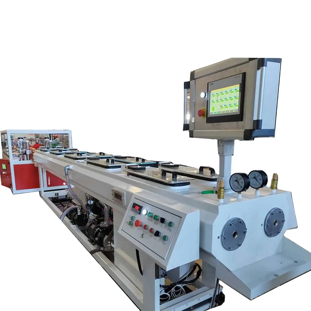 Máquina automática de tubos de PVC de doble salida de plástico Fosita que hace la línea de producción de maquinaria PVC