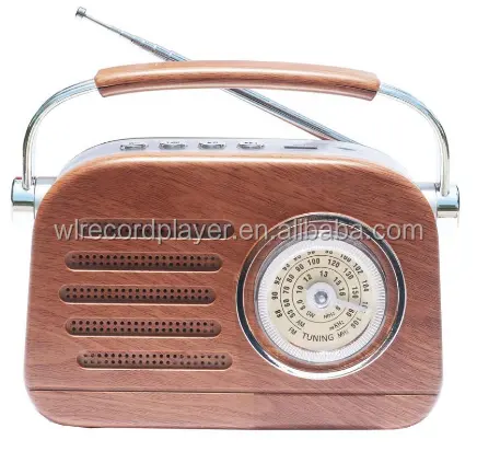 Hoge Kwaliteit Elegante Draagbare Retro Multiband Goedkope Radio Usb Radio