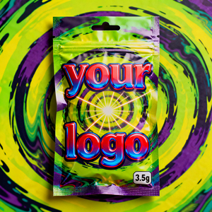 ถุงไมลาร์แบบมีซิปล็อคพิมพ์ลายตามสั่ง ขนาด 3.5 กรัม ป้องกันกลิ่น พร้อมกล่อง - Product Image 3