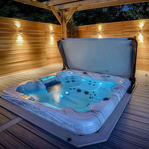 Ice Tub CUPC Approved 5 Adults Hot Tube Outdoor Hydromassage Party Garden whirlpool Outdoor Spa Water <strong>Chiller</strong> for Cold Plunge