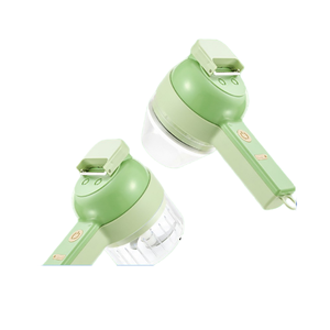 Yeni 4 in 1 kablosuz sebze kesici el elektrikli çok fonksiyonlu sarımsak Mashing mutfak robotu taşınabilir kıyıcı dilimleme - Product Image 1
