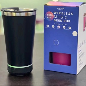 Bluetooth Sound Beer <strong>Cup</strong> 500ml Car Car Water <strong>Cup</strong> with Bottle Opener 304 Stainless Steel Music Insulated <strong>Cup</strong> - Product Image 4