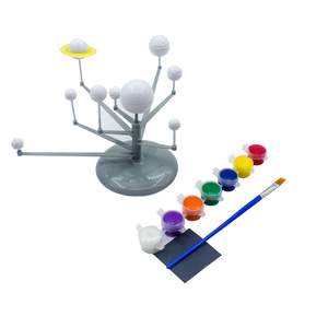 Güneş sistemi oyuncak dokuz gezegenler modeli bilim ve eğitim eğitim alanı gezegen oyuncaklar çocuklar için DIY buhar - Product Image 2