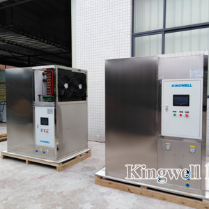 Automatische Kristall eismaschine 1 Tonne Eiswürfel herstellungs maschine mit Verpackungs system - Product Image 1