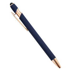 促销最便宜的金夹多功能手写笔圆珠笔，带手机定制标志软触摸 - Product Image 5