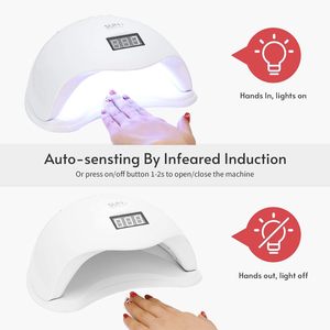 Lámpara de uñas UV barata 48W secador de uñas Gel esmalte de uñas curado LED luz UV con 4 temporizadores Sensor automático pantalla LCD profesional - Product Image 5