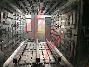 תנור בקרת טמפרטורה מדויקת תנור עבור מסנן רדיאטור אלומיניום ו אחידות טמפרטורה גבוהה סנפיר