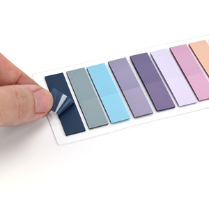 Index Stickers Custom <strong>Notebook</strong> with Self-Adhesive Reminder Page Marker Colorful Transparent Plastic PET Sticky Note Pad <strong>Notepad</strong> - Product Image 1