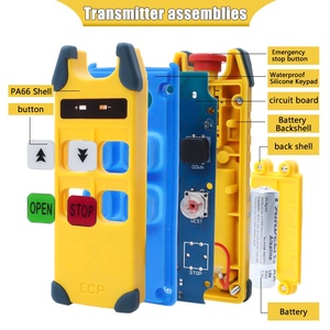 CE accreditato gamma completa di modelli a doppia velocità Wireless industriale telecomando gru Radio codice di rotolamento funzione impermeabile - Product Image 4