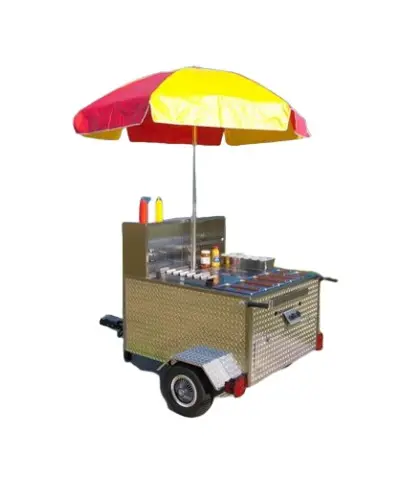 Remolque de comida personalizado pequeña cafetería camión de comida rápida remolque pequeño remolque de comida en la playa