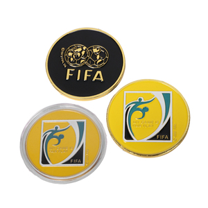 Futbol Flip sikke Anti-pas sert alaşım futbol hakem yargıç Matches paraları maç eğitimi için dava ile yan almak - Product Image 6