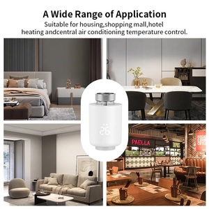 Tuya ZigBee Smart TRV Controlador Temperatura Aquecimento Termostato Piso Digital Programável Válvula Termostática do Radiador