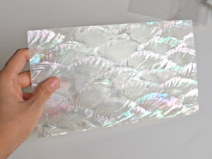 แผ่นเปลือกหอยเป๋าฮื้อธรรมชาติเปลือกหอยสำหรับเครื่องดนตรี - Product Image 4