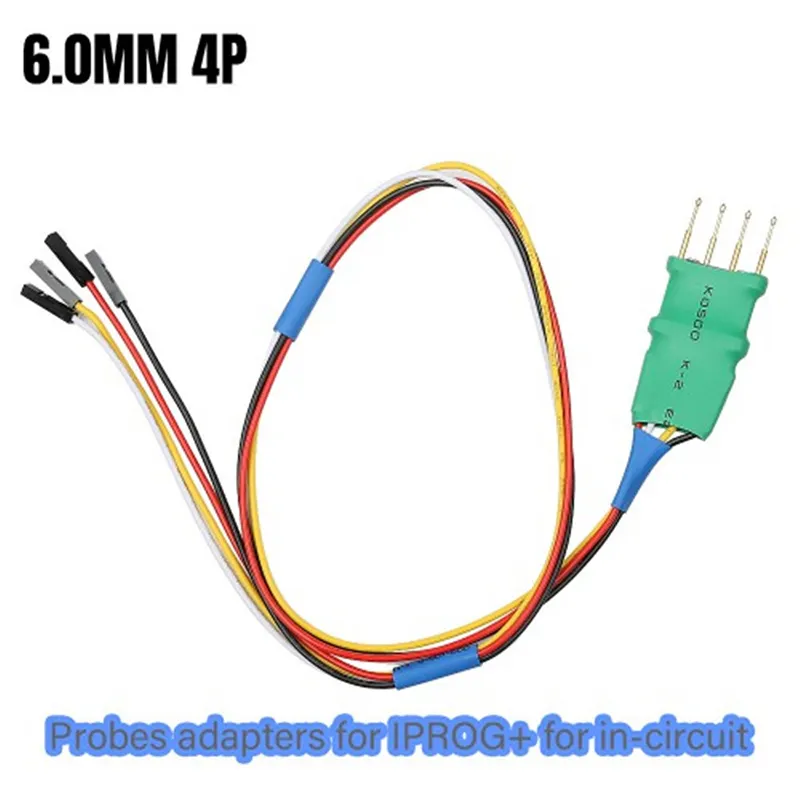 Adaptateur de sonde programmeur sans soudure de remplacement, adaptateur de programmeur de voiture 5 pièces outil de véhicule pour Xprog IProg en Circuit ECU