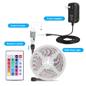 Hot Sales Cheap Price 1 <strong>LED</strong> 1 Chip 12VDC 3528SMD <strong>RGB</strong> Full Kit 20m 4rolls WIFI App Control with Adaptor with US Europe Plug - Product Image 3