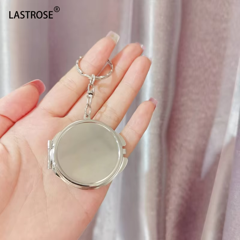 Porte-clés miroir de maquillage