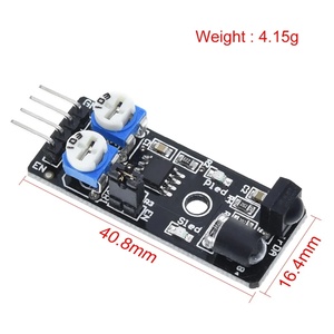 Módulo de Sensor de evasión de obstáculos infrarrojo IR de 4 pines, Robot de coche inteligente Diy KY032, 1 unidad