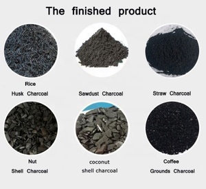 RDF Rotary <strong>Carbonization</strong> Furnace <strong>Palm</strong> <strong>Kernel</strong> <strong>Shells</strong> Groundnut Household and Industrial Waste Charcoal Making Machine in India