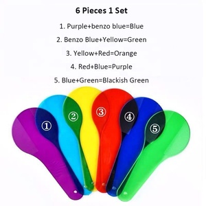 Birincil bilim eğitim renk kürekler Set 6 kürekler 6 çeşitli renkler renkli oyuncaklar bilim çocuklar için sınıf PreK/yaş - Product Image 6