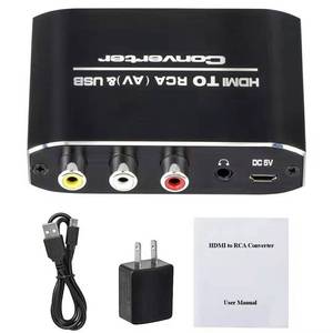 HDMI a AV 3RCA CVBs Composite Video 3.5mm Aux Audio RCA convertitore adattatore supporto PAL/NTSC per TV PC Laptop Xbox - Product Image 6
