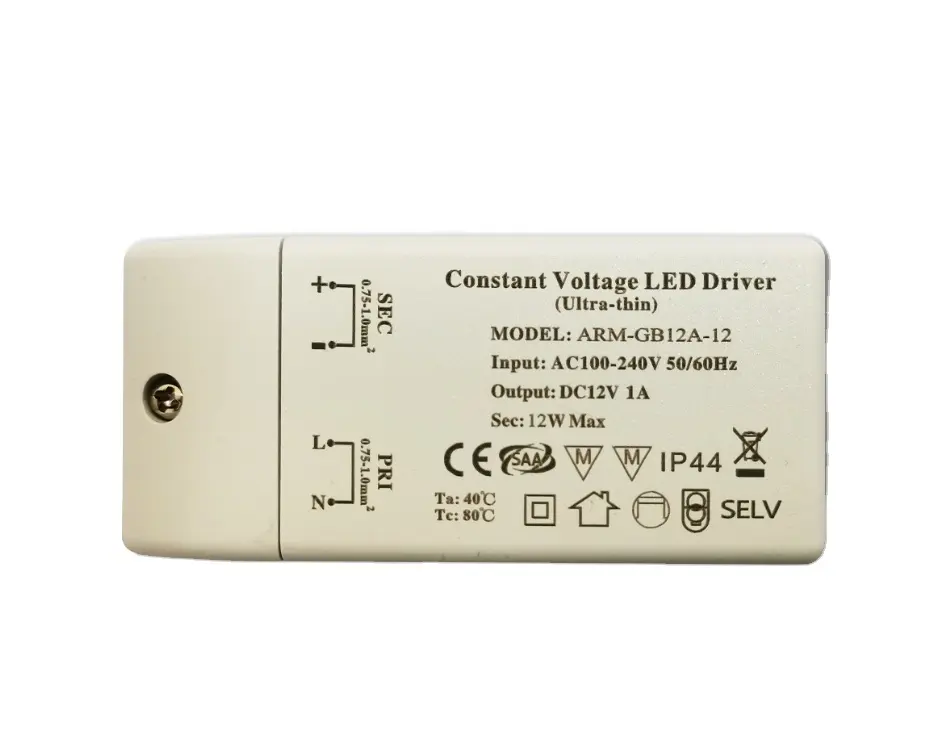 Driver per strisce LED a tensione costante 24W Dc 12v 24v