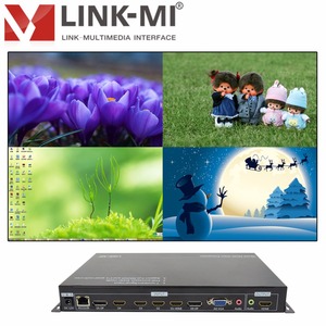 4x1マルチビューワッドHDMIビデオマルチプレクサPIP 7 in 1 Outビデオスイッチモニター/広告用VGA DP信号をサポート - Product Image 2